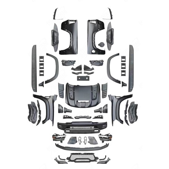 TRX Style body kit for RAM 1500 2019–2024 – full kit layout