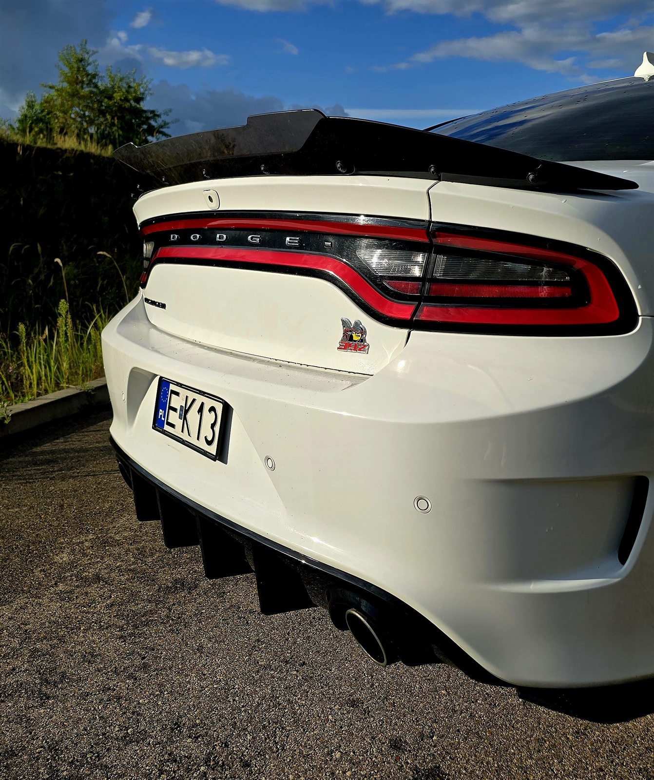 Dodge Charger Scat Pack - spoiler ducktail i dyfuzor